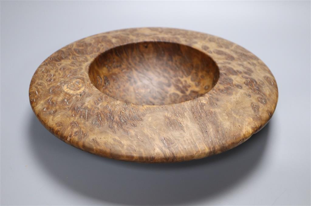 A java wood bowl, 31cm